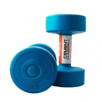 Гантели пластиковые пары LiveUP CEMENT DUMBELL синий Уни 2х3кг LS2003-3