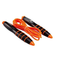 Скакалка с электросчетчиком LiveUP DIGITAL JUMP ROPE оранжевый Уни 275x0.5см LS3128