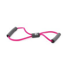 Эспандер-восьмерка LiveUP SOFT EXPANDER розовый Уни S-6x9х1200мм LS3202-Lp