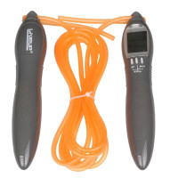 Скакалка с электросчетчиком LiveUP ELECTRONIC JUMP ROPE серо, оранжевый Уни 275см LS3123