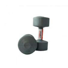 Гантели пластиковые пары LiveUP CEMENT DUMBELL серый Уни 2х4кг LS2003-4