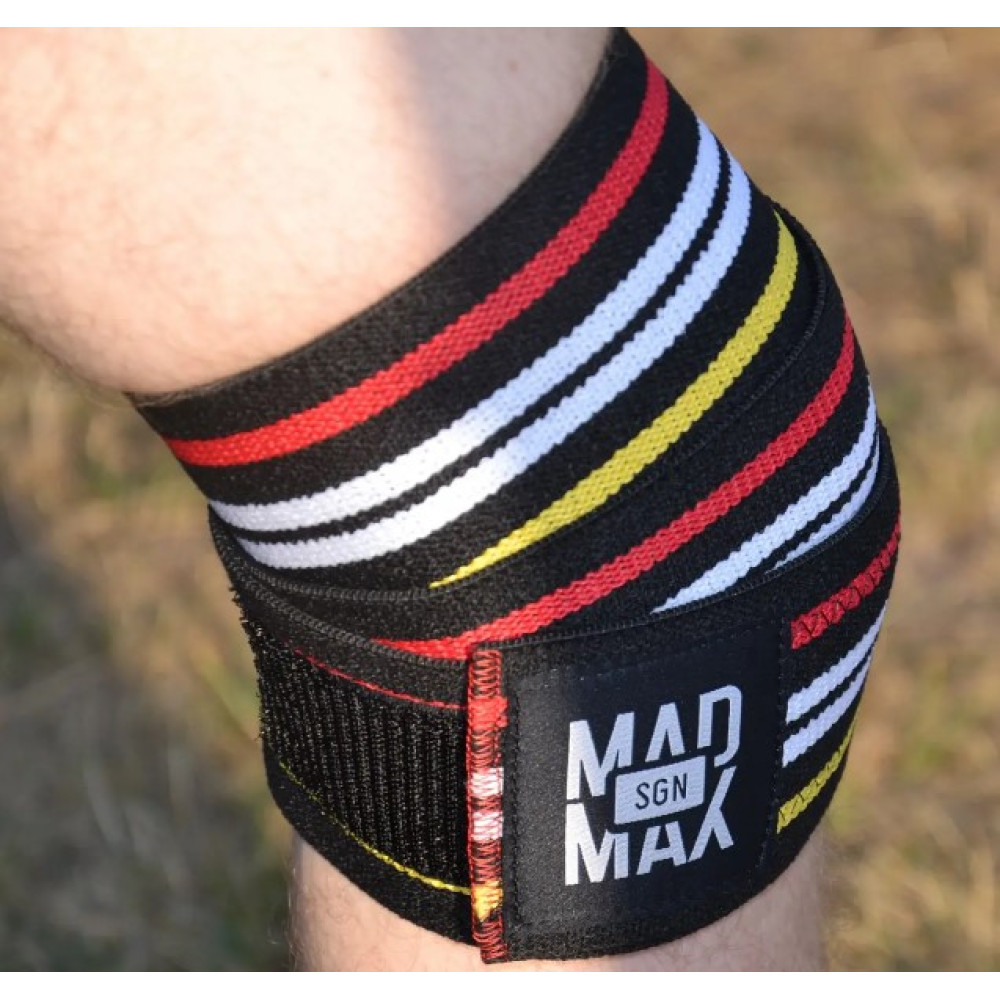 Бинты на колени MadMax MFA-292 Knee Wraps Black (MFA-292-U)