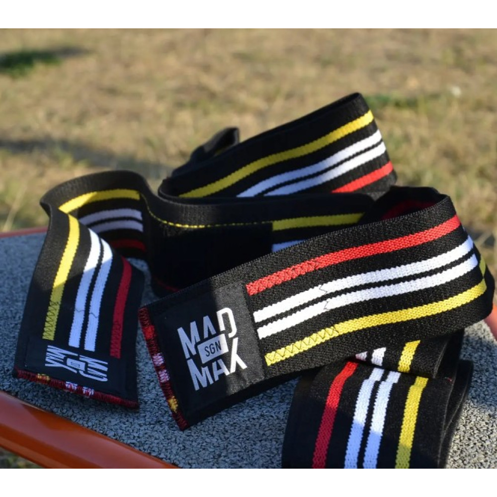 Бинты на колени MadMax MFA-292 Knee Wraps Black (MFA-292-U)