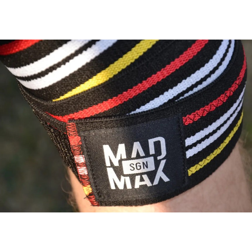 Бинты на колени MadMax MFA-292 Knee Wraps Black (MFA-292-U)