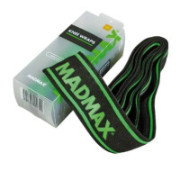 Кистевые бинты MadMax MFA-299 Non slide & slip knee wraps 2.0 м Black/Green (MFA-299-U)