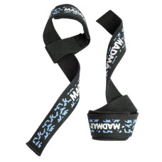 Лямки для тяги MadMax Camo Power Wrist Straps Camo/Light Blue (MFA-275-BLU-U)