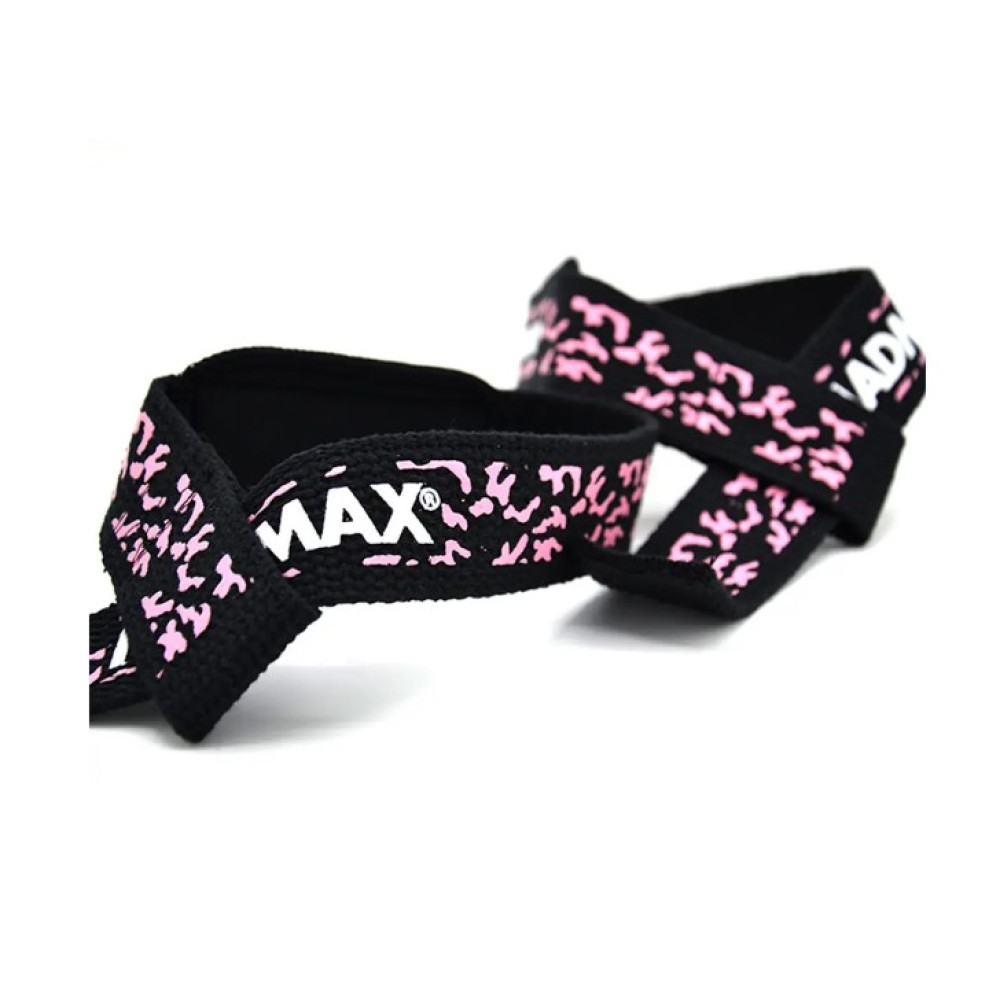 Лямки для тяги MadMax Camo Power Wrist Straps Camo/Pink (MFA-275-PNK-U)