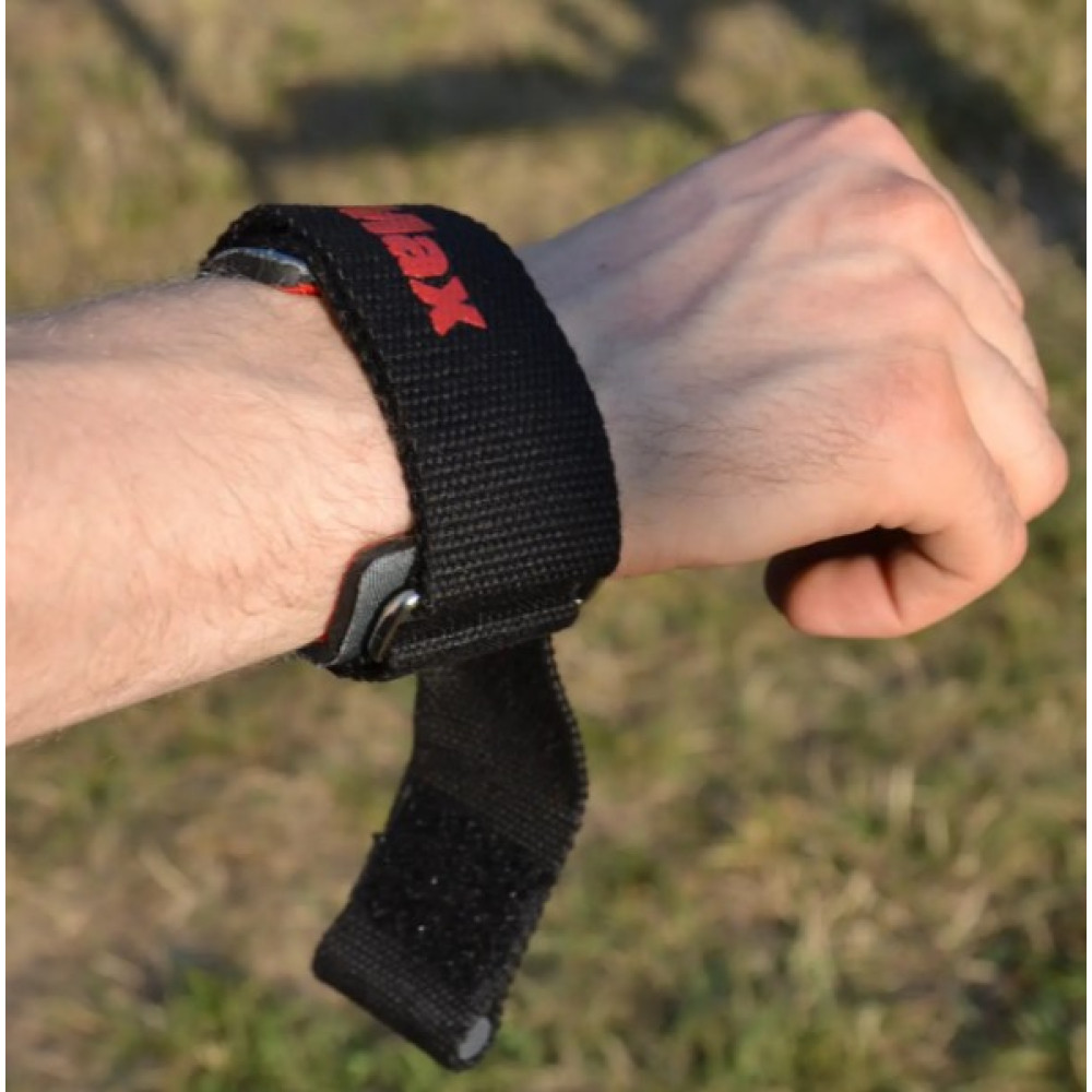 Лямки для тяги MadMax MFA-332 PWR Straps+ Black/Grey/Red (MFA-332-U)