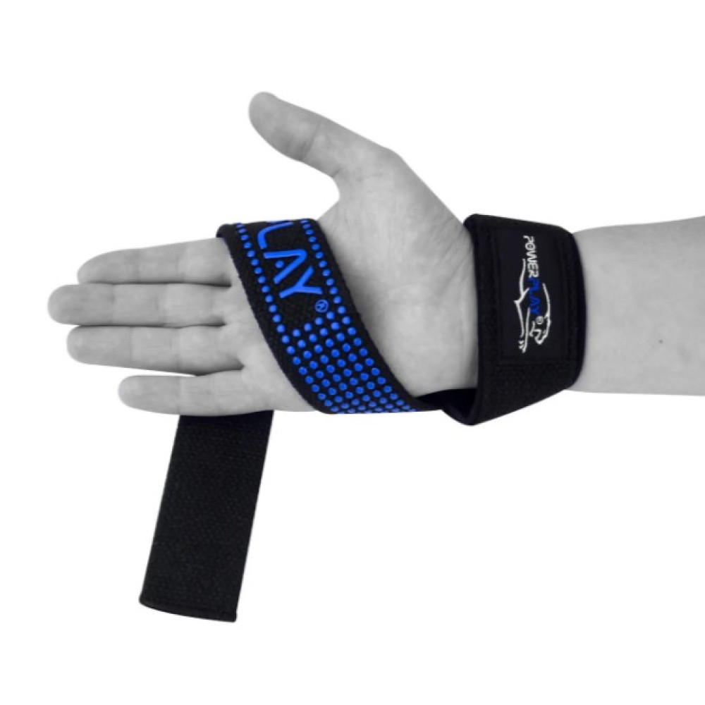 Лямки для тяги PowerPlay 7064 Чорно-Сині (PP_7064_Black/Blue)
