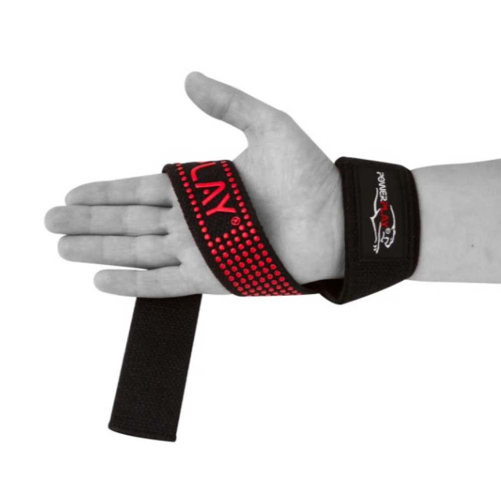 Лямки для тяги PowerPlay 7064 Чорно-Червоні (PP_7064_Black/Red)