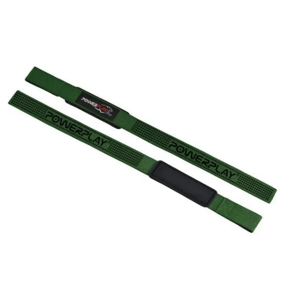 Лямки для тяги PowerPlay 7064 Lifting Gym Straps Зелені (PP_7064_Green)