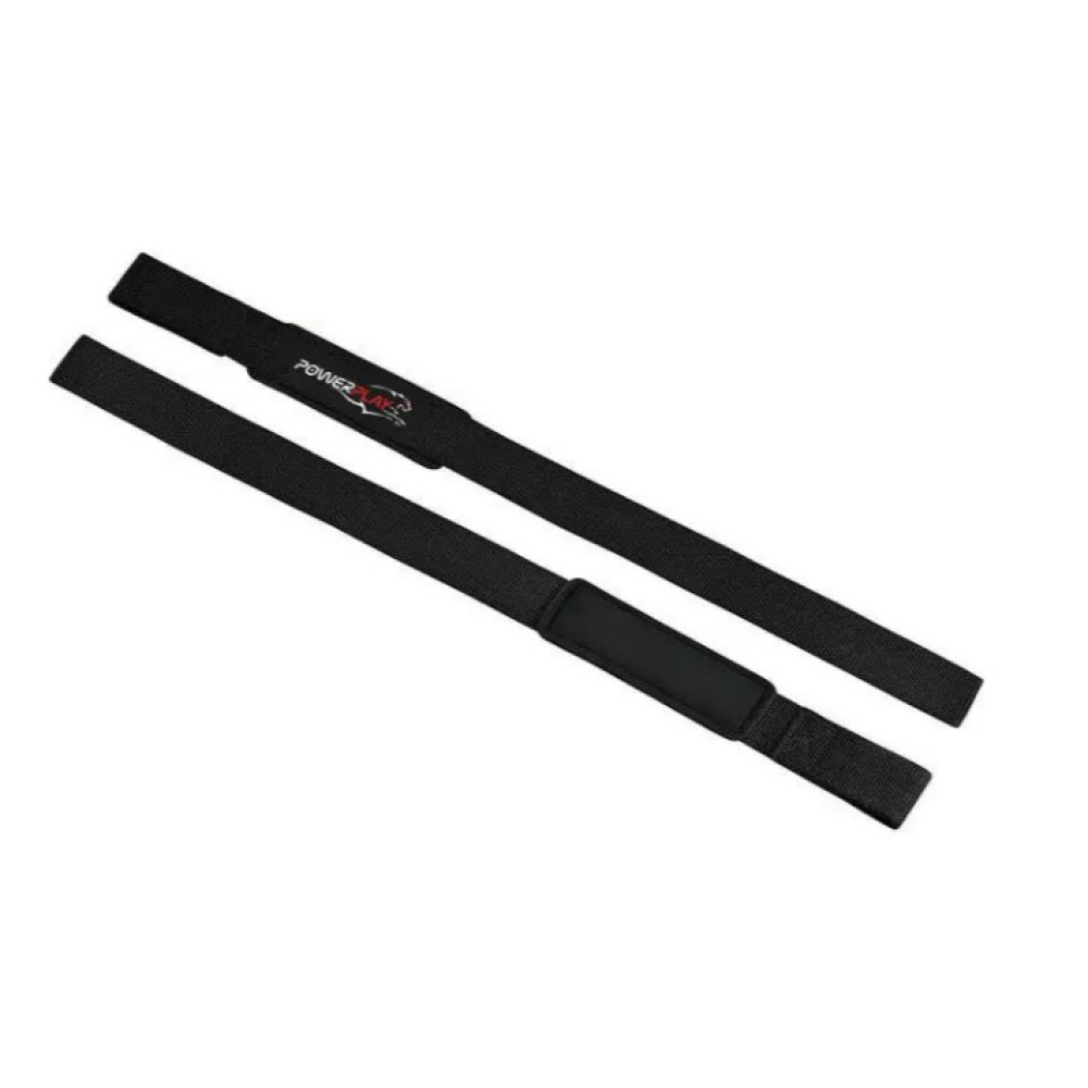 Лямки для тяги PowerPlay 7065 Classic Lifting Gym Straps Чорні (PP_7065_Black)