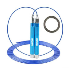 Скакалка скоростная на алюминиевая подшипниках MadMax MFA-286 Speed ​​jump rope Blue 3 м (MFA-286-BLU-U)
