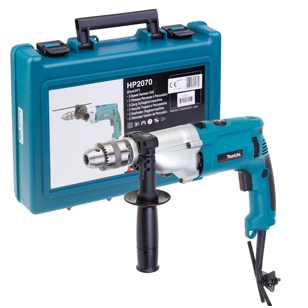 Дриль ударний Makita HP2070 1010 Вт