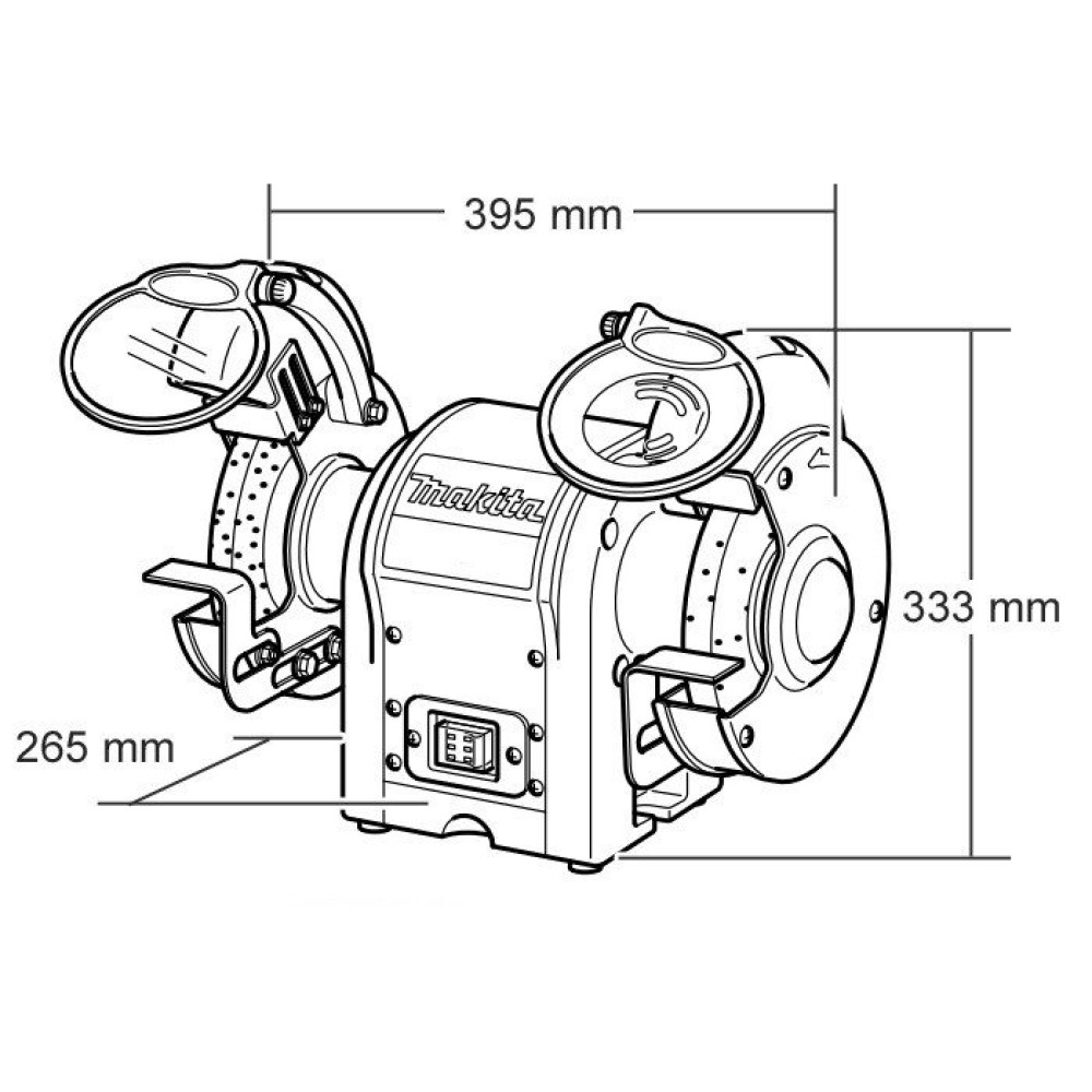 Точильний верстат Makita GB 801 500 Вт