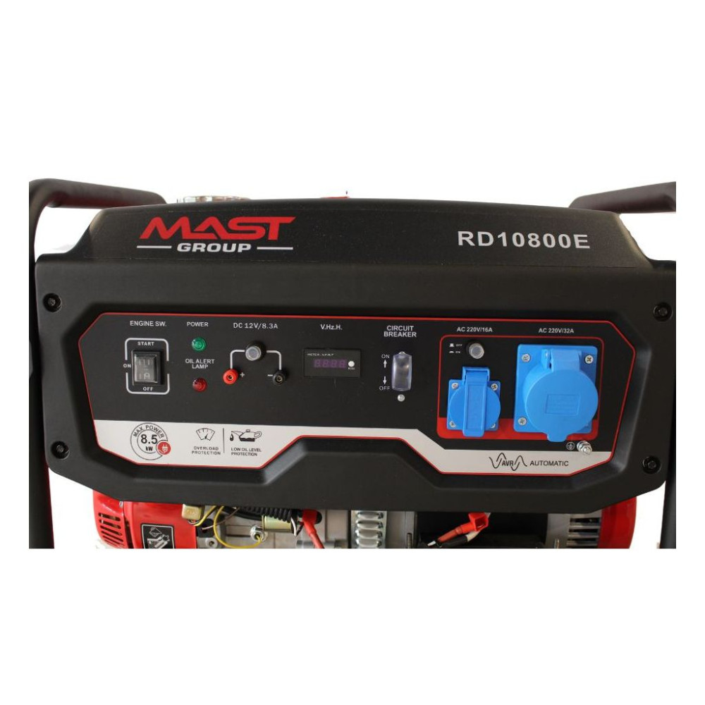 Бензиновый генератор MAST GROUP + газовая плитка Orcamp CK-505 + электрический обогреватель Gardyer HE2000 и лейка (KRD10800E)