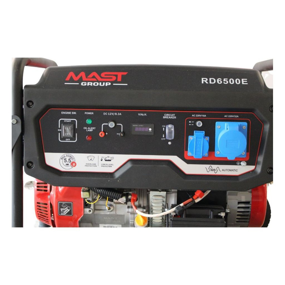 Бензиновый генератор MAST GROUP + газовая плитка Orcamp CK-505 + электрический обогреватель Gardyer HE2000 и лейка (KRD6500E)