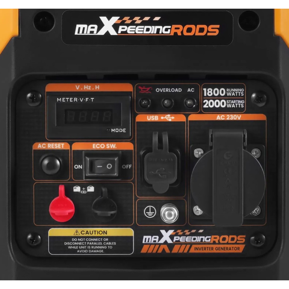Генератор инверторный MaXpeedingRods 2.0 кВт, ручной стартер MXR2350