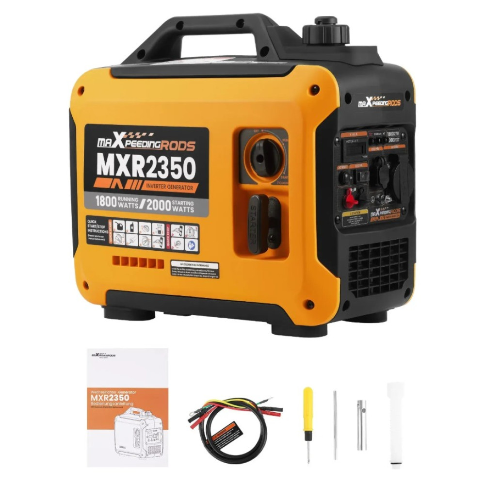 Генератор инверторный MaXpeedingRods 2.0 кВт, ручной стартер MXR2350
