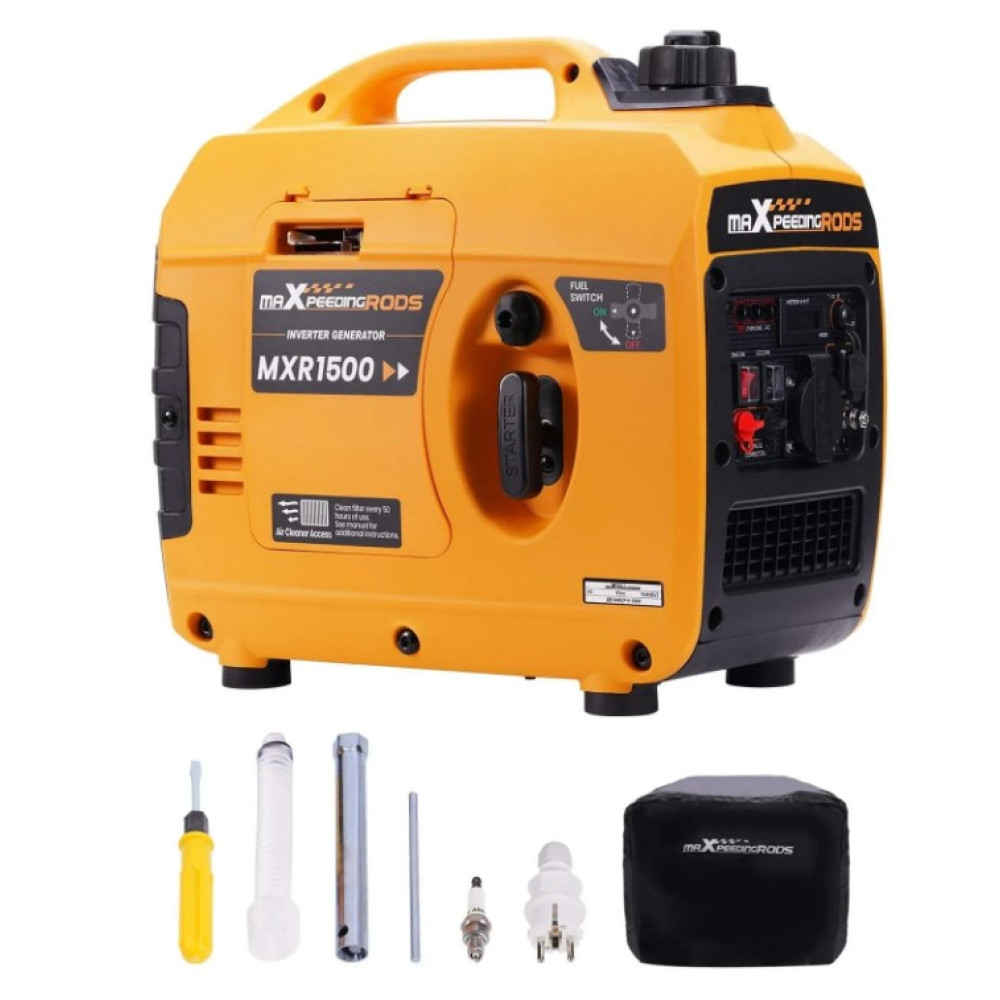 Генератор інверторний MaXpeedingRods 1.2 кВт, ручний запуск MXR1500