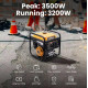 Генератор інверторний MaXpeedingRods 3.5 кВт, ручний запуск MXR4500i