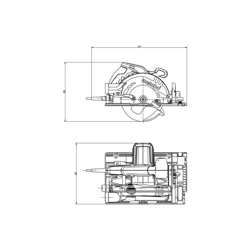 Пила циркулярна Metabo KS 55 FS ручна