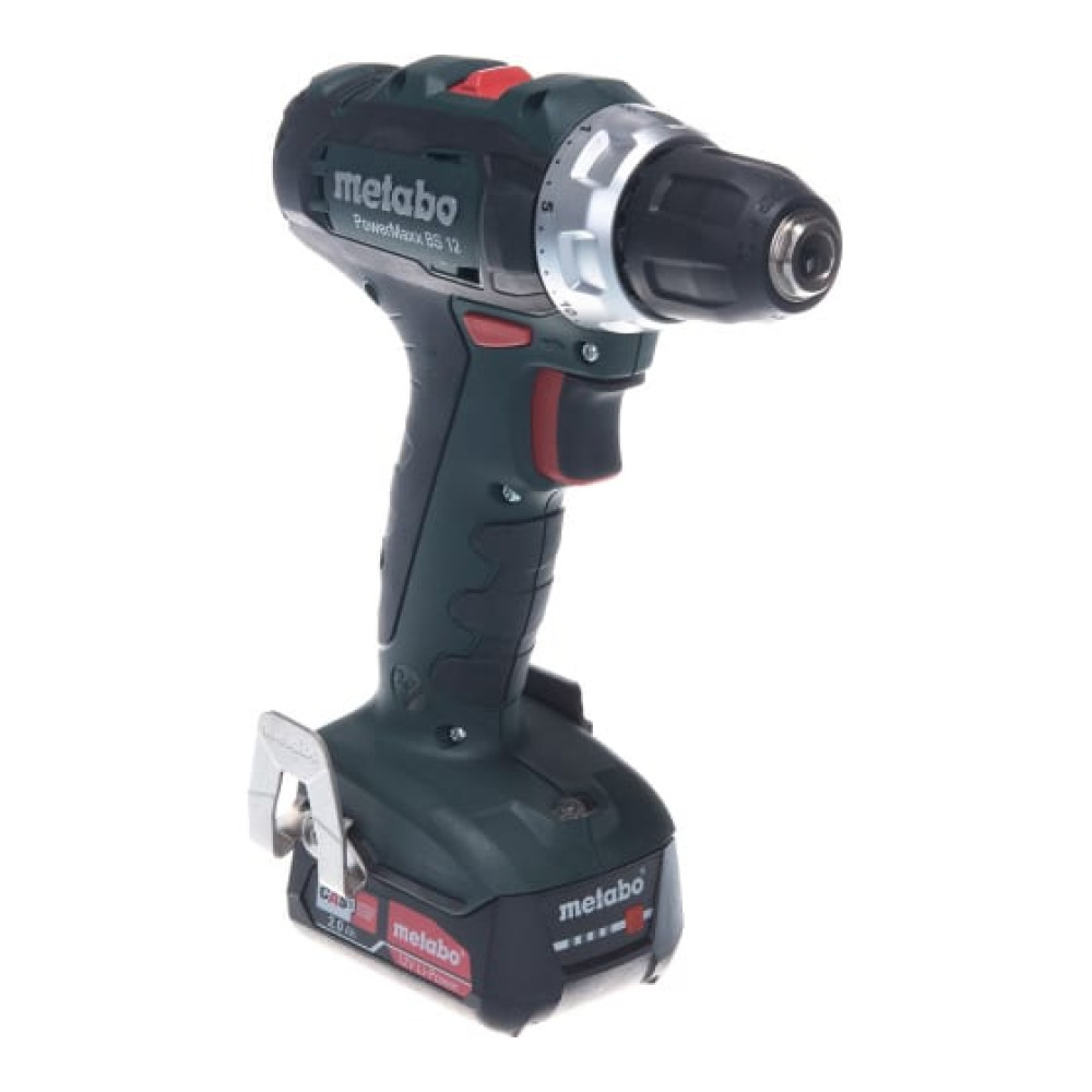 Шуруповерт-дриль Metabo PowerMaxx BS 12, 2х2.0Аг Slide-in