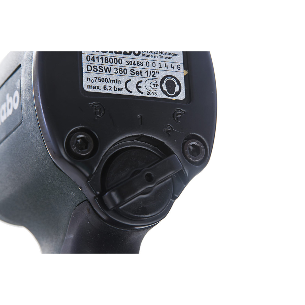Гайковерт Metabo DSSW 360 Set пневматичний ударний 1/2" (604118500)