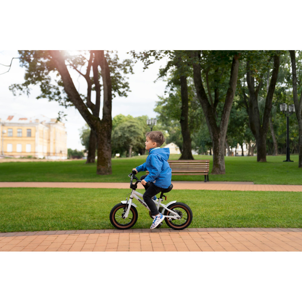 Дитячий велосипед Miqilong BS 12" Сріблястий ATW-BS12-SILVER