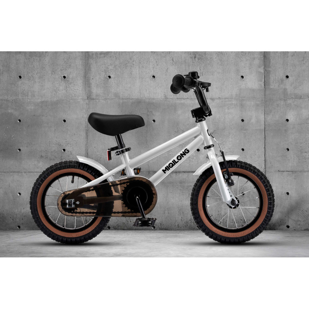 Дитячий велосипед Miqilong BS 12" Сріблястий ATW-BS12-SILVER