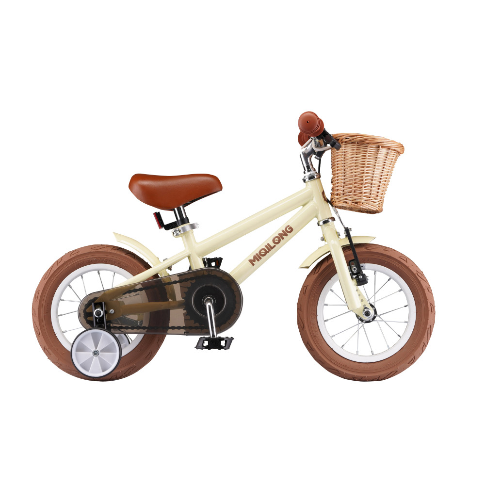 Дитячий велосипед Miqilong RM Бежевий 12" ATW-RM12-BEIGE
