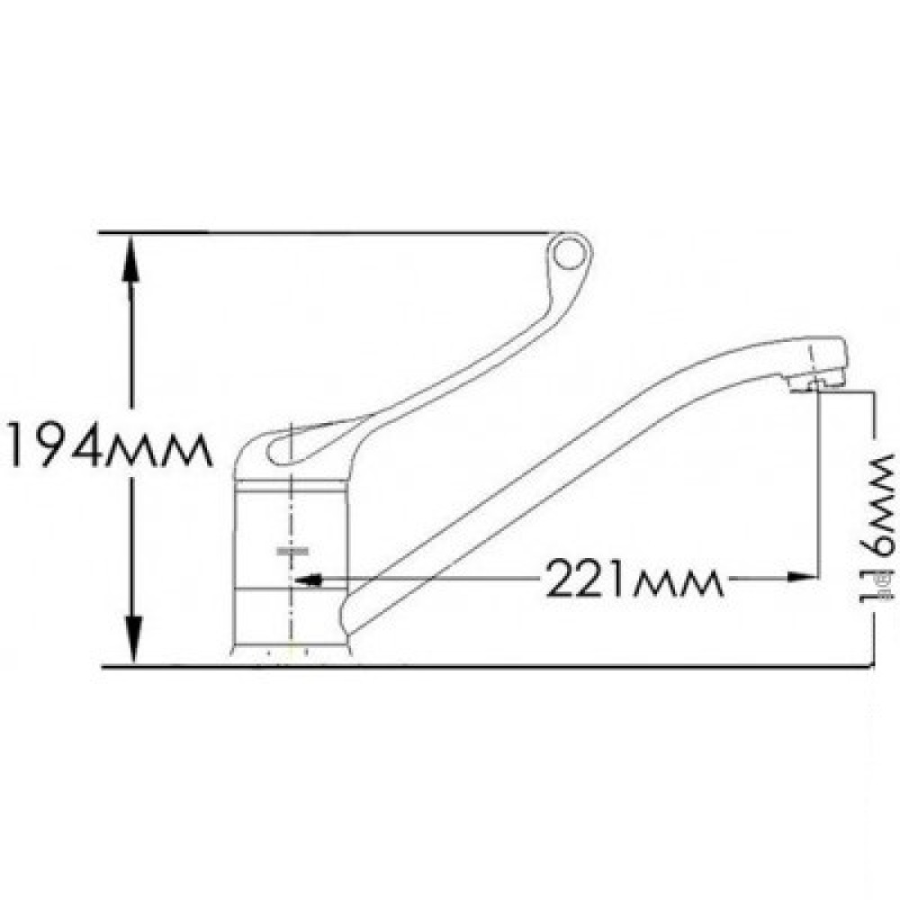Змішувач для кухні MIXXEN ІРІДА HB7532240C-H9216
