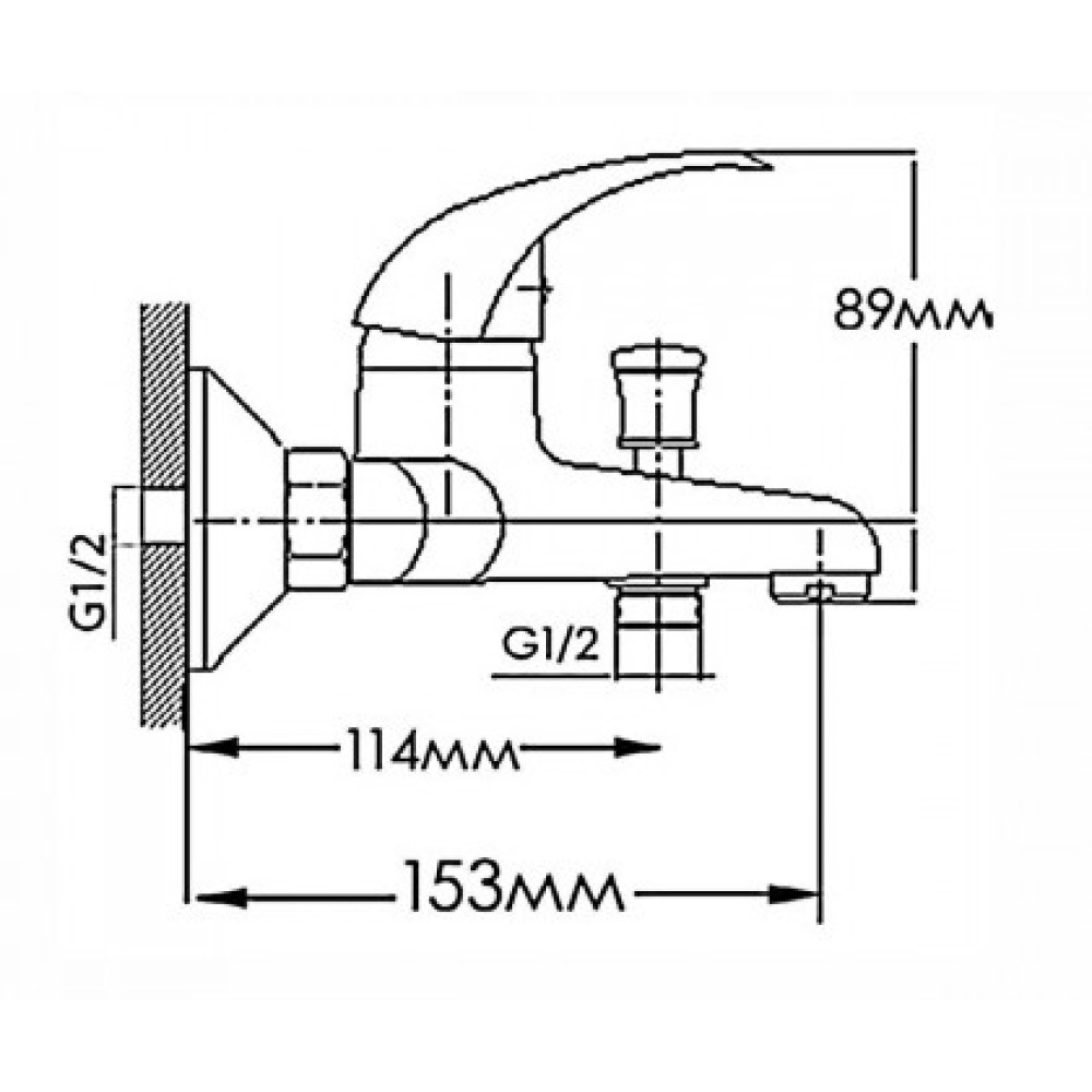 Змішувач для ванни MIXXEN ФЕНІКС HB6307030C