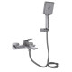 Смеситель для ванны Qtap Presto (с душевым гарнитуром) QTPRE259GRP45584