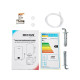 Водонагрівач Mixxus EWH-10100 FLAT DRY 100 л, 2,0 кВт, "сухий" ТЕН, вертикальний, прямокутний, білий (WH0599)