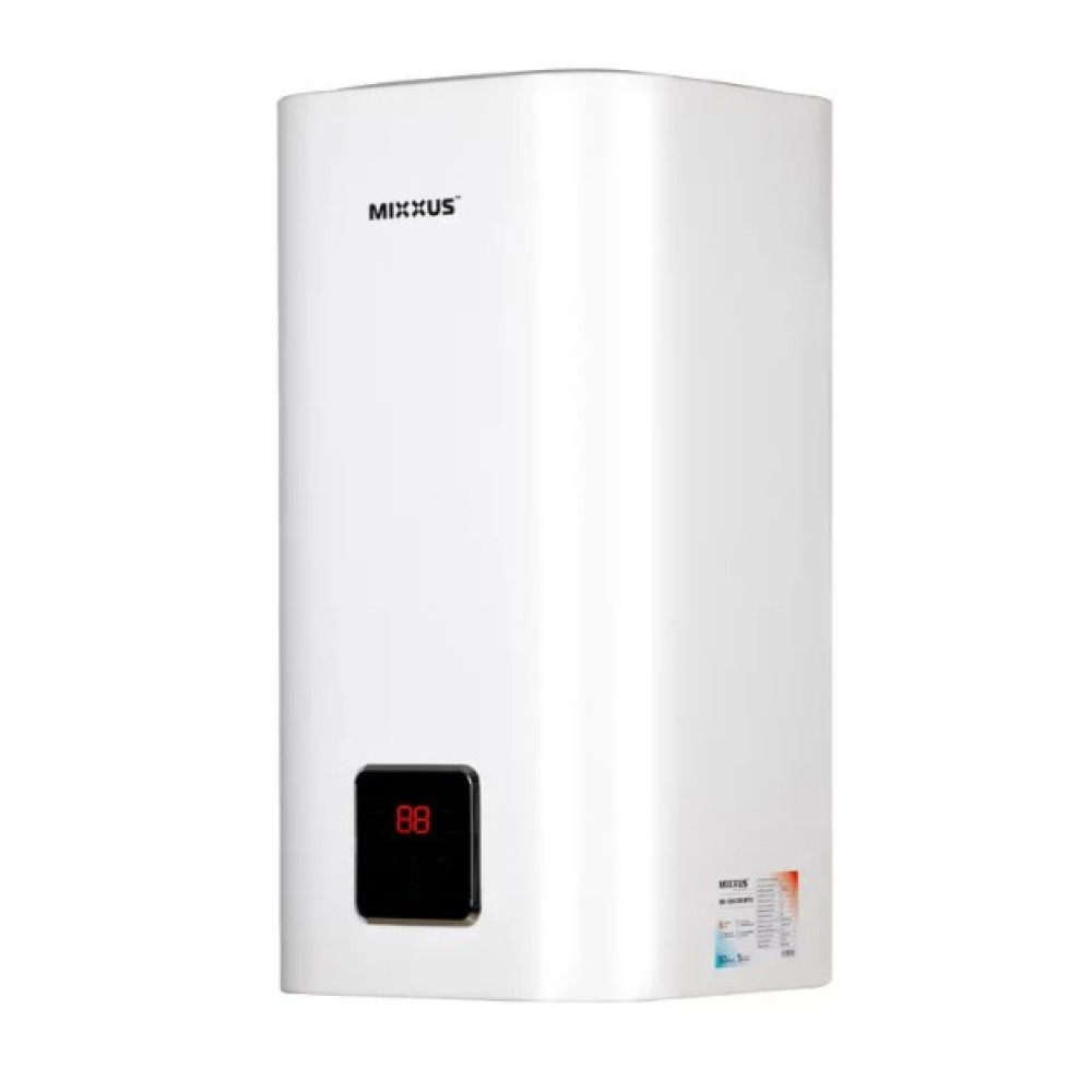Водонагреватель Mixxus EWH-13050 CUBE WET(V) 50 л, 2,0 кВт, "мокрый" ТЭН, вертикальный, квадратный, белый (WH0611)