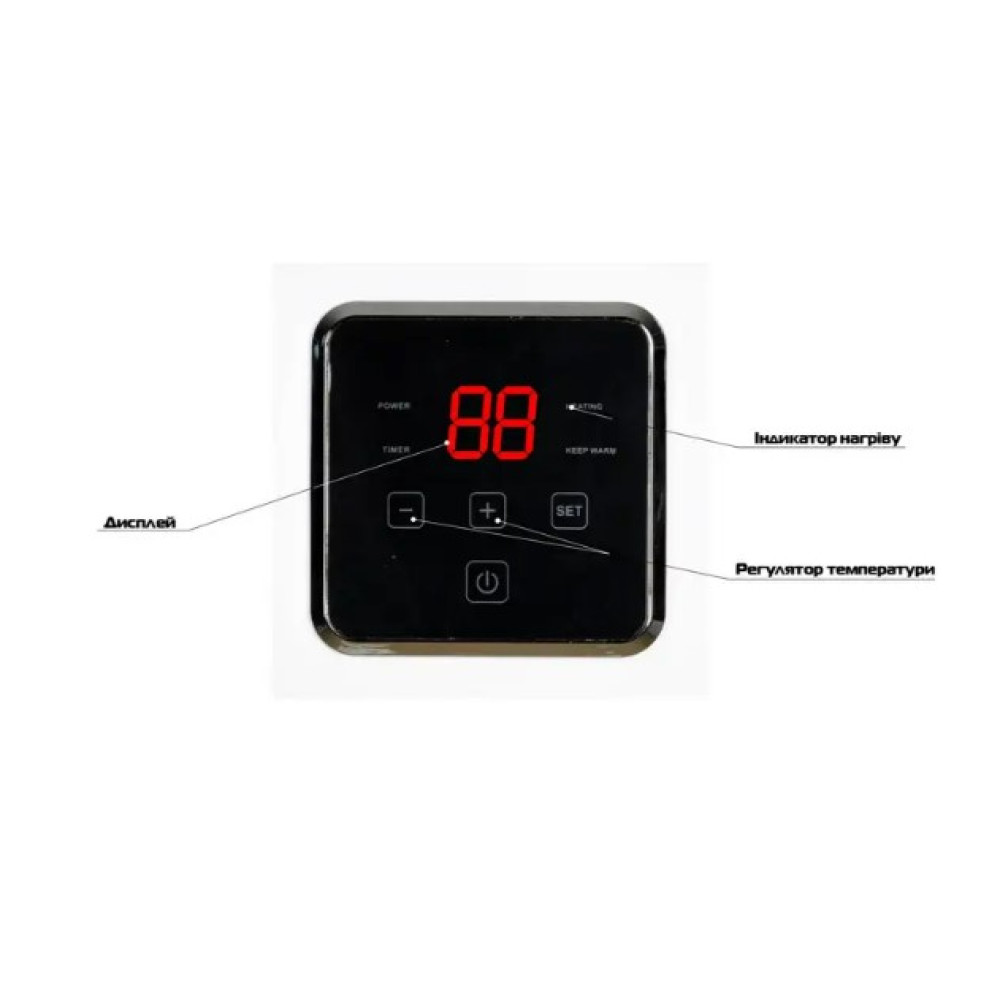 Водонагреватель Mixxus EWH-13050 CUBE WET(V) 50 л, 2,0 кВт, "мокрый" ТЭН, вертикальный, квадратный, белый (WH0611)