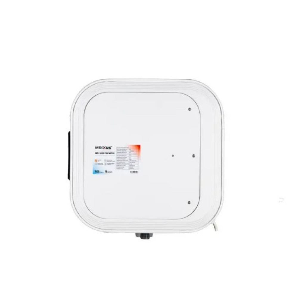 Водонагреватель Mixxus EWH-14100 CUBE WET(Н) 100 л, 2,0 кВт, "мокрый" ТЭН, горизонтальный, квадратный, белый (WH0616)