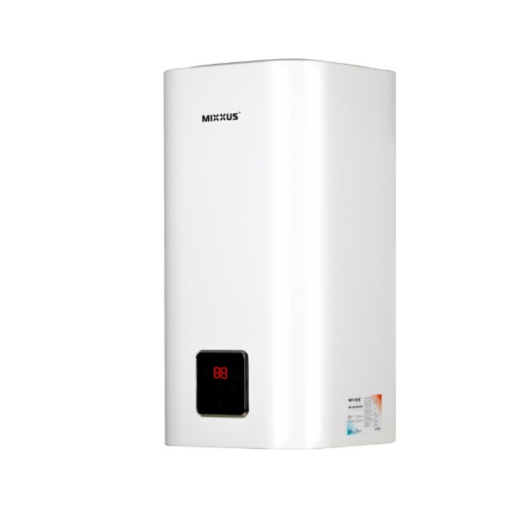 Водонагреватель Mixxus EWH-15100 CUBE DRY 100 л , 2,0 кВт, "сухой" ТЭН, вертикальный, квадратный , белый (WH0619)