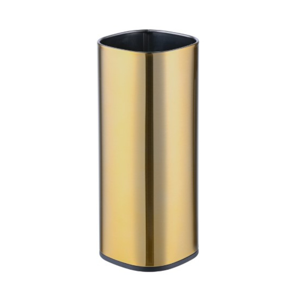 Ершик для унитаза Mixxus Premium Quadro-TB0201 Brushed Gold, напольный, золотой (MI8395)