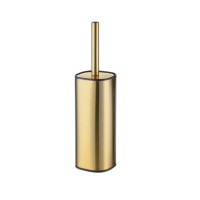 Ершик для унитаза Mixxus Premium Quadro-TB0201 Brushed Gold, напольный, золотой (MI8395)