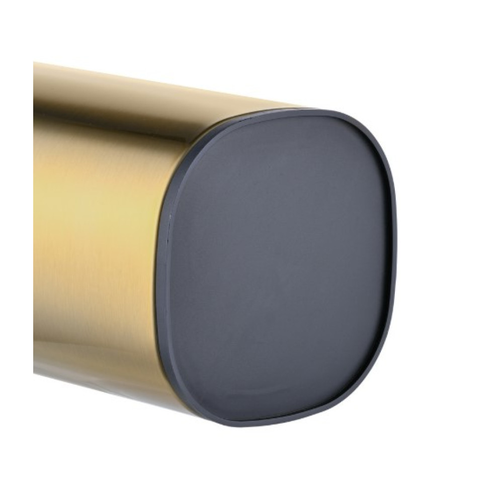Ершик для унитаза Mixxus Premium Quadro-TB0201 Brushed Gold, напольный, золотой (MI8395)