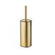 Ершик для унитаза Mixxus Premium Quadro-TB0201 Brushed Gold, напольный, золотой (MI8395)