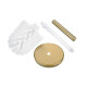 Ершик для унитаза Mixxus Ellipse-TB0202 Brushed Gold, напольный, золотой (MI8401)
