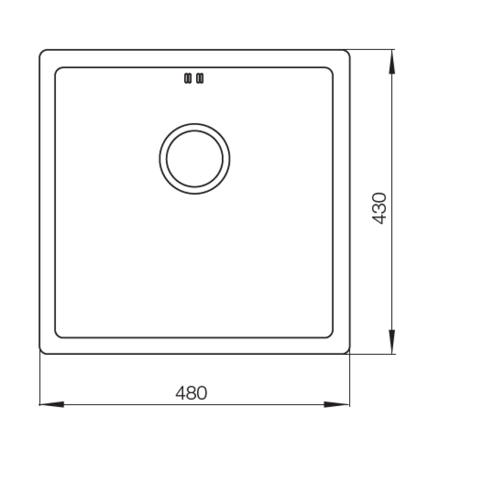 Мийка MIXXUS MX4843-220x1.0-PVD-GOLD (MX0559)