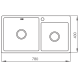 Мийка MIXXUS MX7843-220x1.0-PVD-BLACK (MX0565)