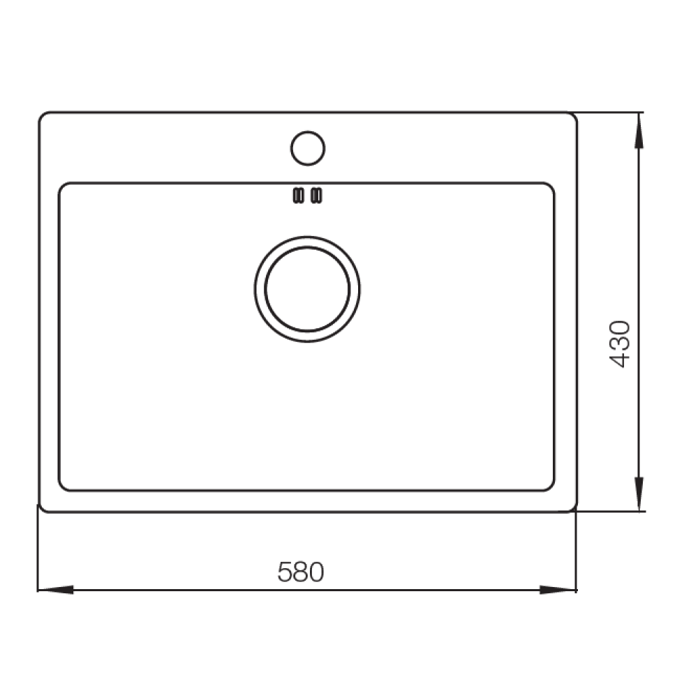 Мийка MIXXUS MX5843-200x1.0-HANDMADE (MX0566)