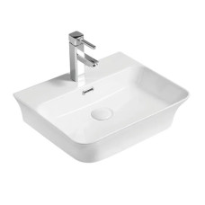 Раковина накладная Mixxus Premium Bevel-0201 с переливом (MP6480)