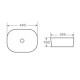 Раковина накладна Mixxus Premium Diverse-0101 Black (MP6485)