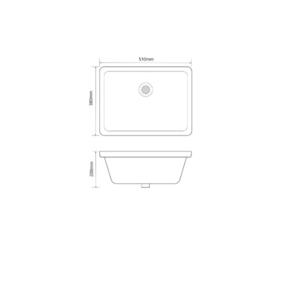 Накладная раковина Mixxus PREMIUM STYLE-1701 с переливом (MP6567)